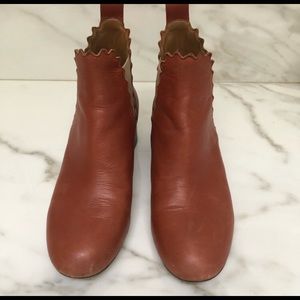[Chloe] scalloped boots size 5.5